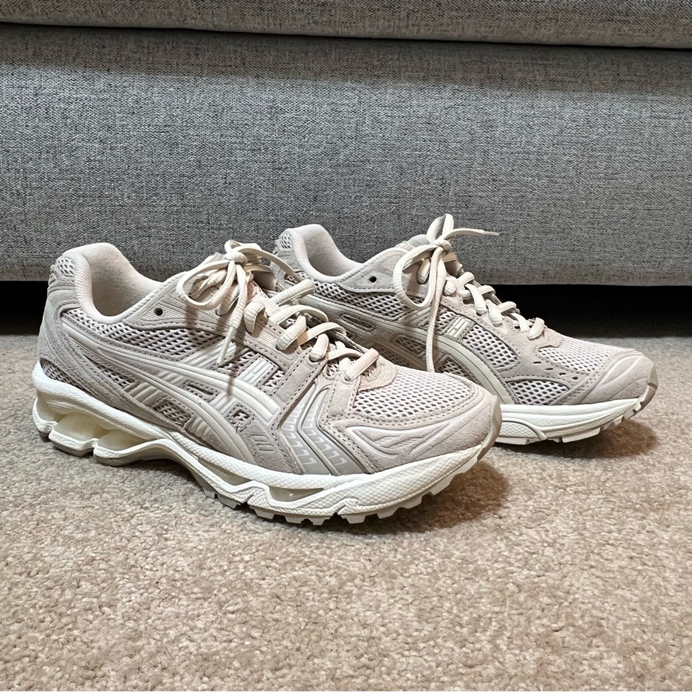 ASICS Gel Kayano 14 in beige suede